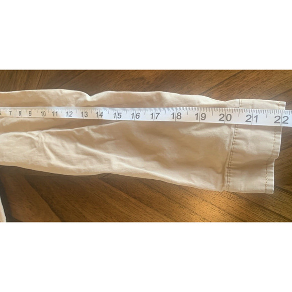 Love Tree Free People Canvas Cargo Coat Womens Small Cream Hooded Utility Jacket - Picture 13 of 14